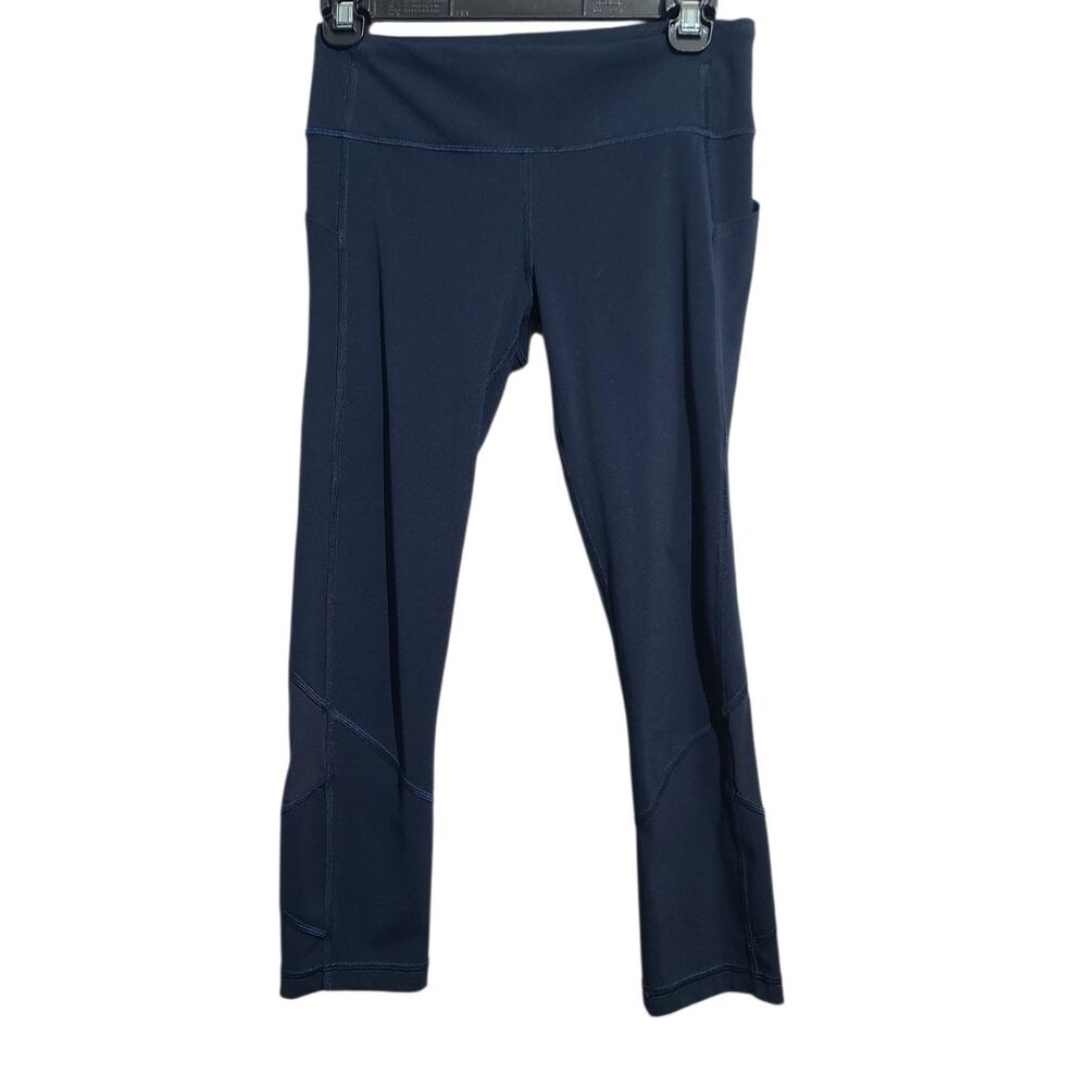 Lululemon Pace Rival Crop Full-On Luxtreme 22" True Navy Sz 6 - Picture 2 of 6